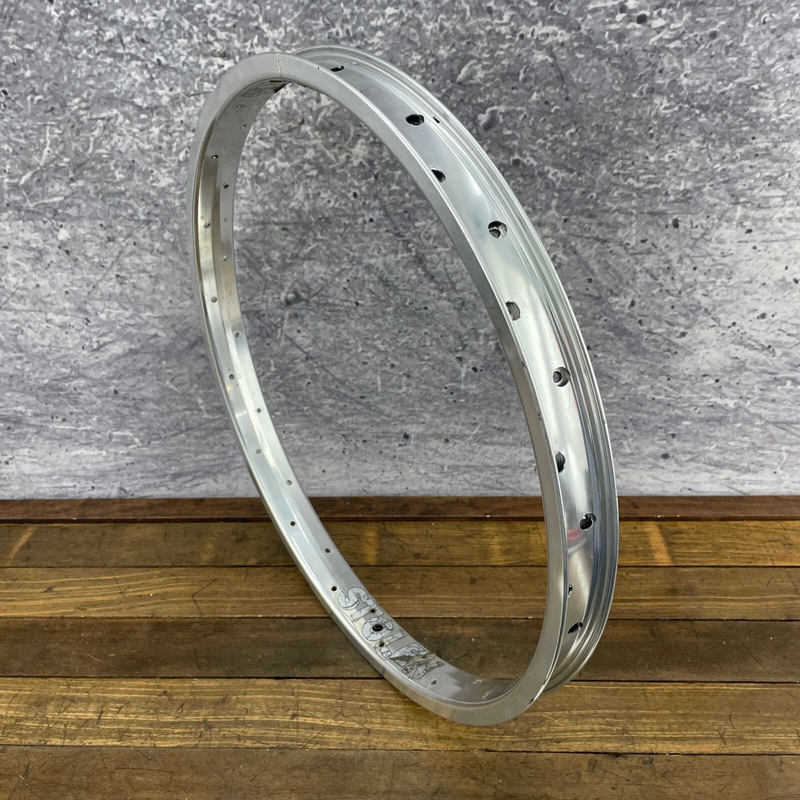 Stolen Brand Rampage BMX Rim 36h 20 in Silver Street Park Hoop 36 Hole Dents