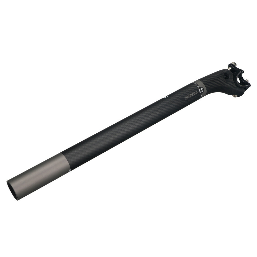 TOSEEK Carbon Fiber Seatpost 27.2/30.8/31.6mm Bicycle Seat Post Tube Offset 20m