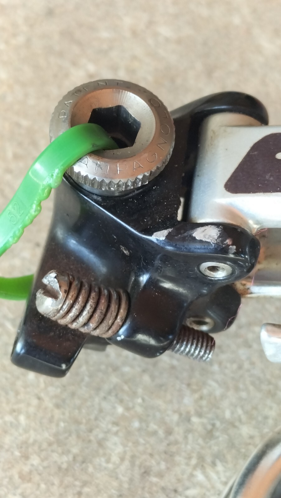 Vintage Campagnolo Super Record 180g Titanium Rear Derailleur Gearbox