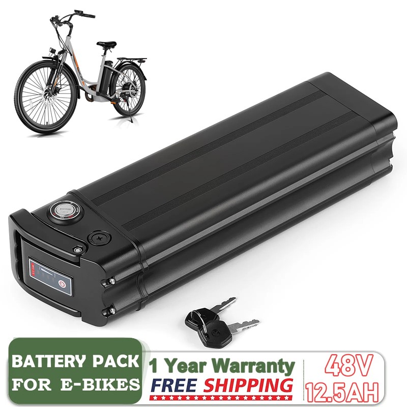 Silverfish E Bike Battery 48V 12.5Ah Lithium Battery FOR ANCHEER Gocio Cruiser