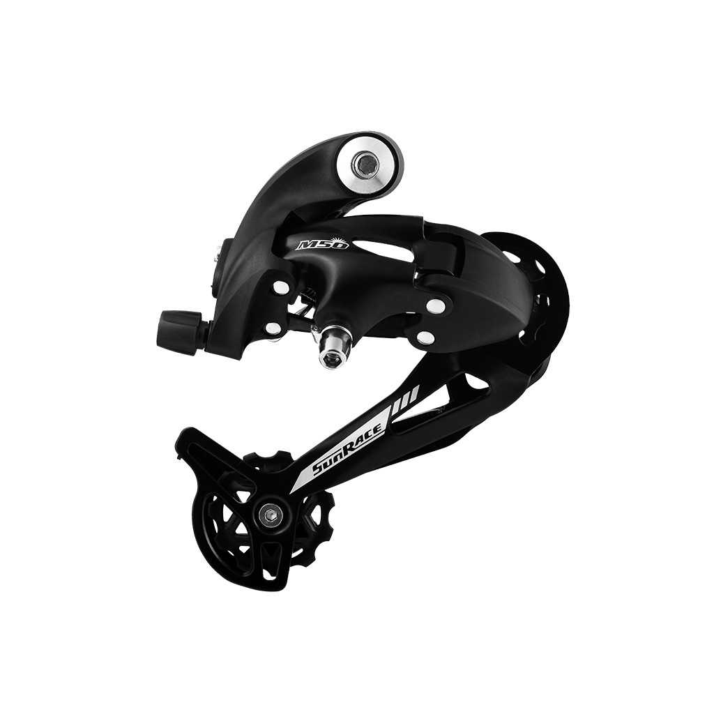NEW! GENUINE SUNRACE REAR DERAILLEUR 8 SPEED RDM57-LD DIRECT IN BLACK.