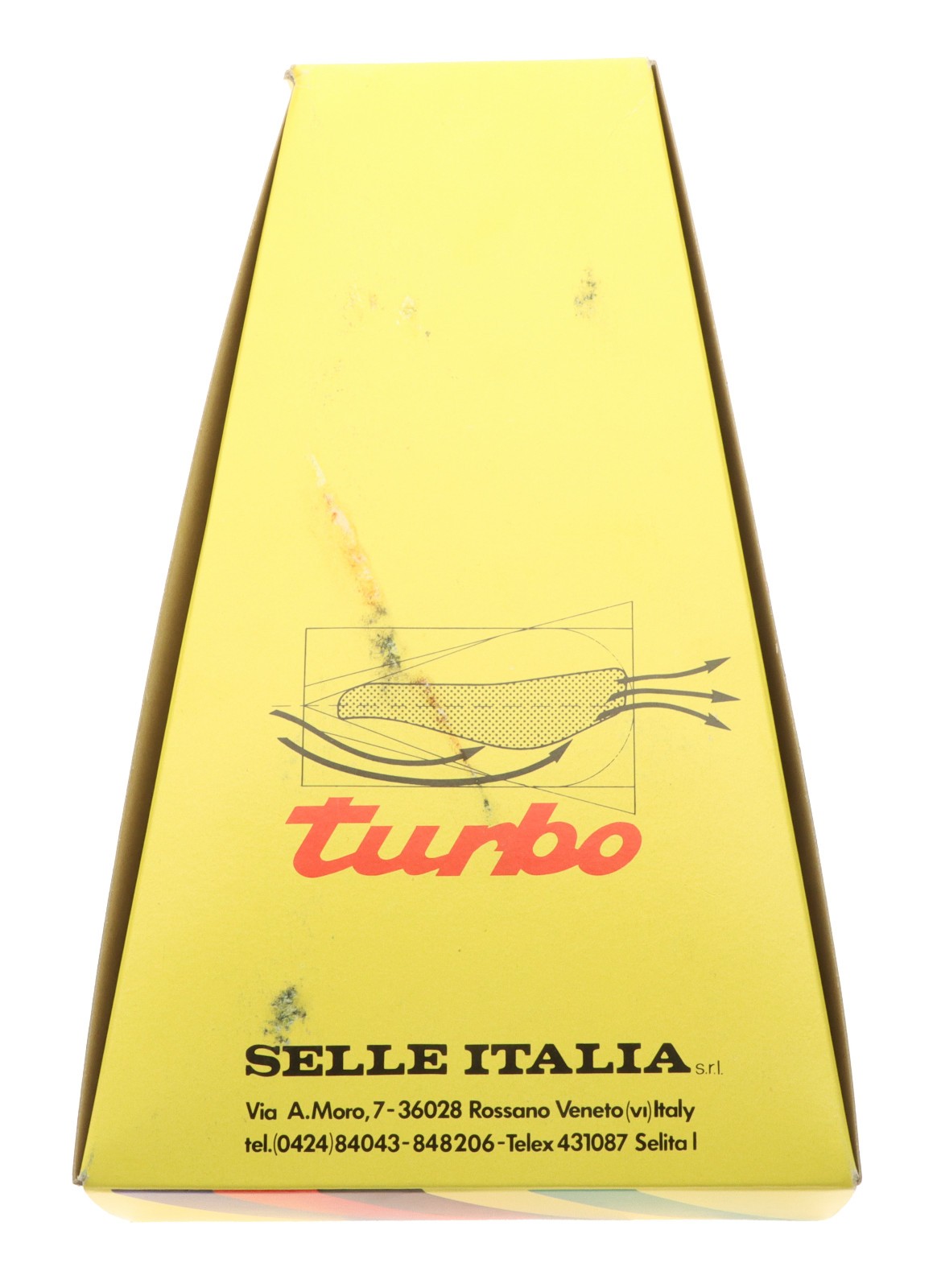 Selle Italia Turbo SLG Saddle Alloy Rails Red Buffalo Leather 90s NOS NIB NEW