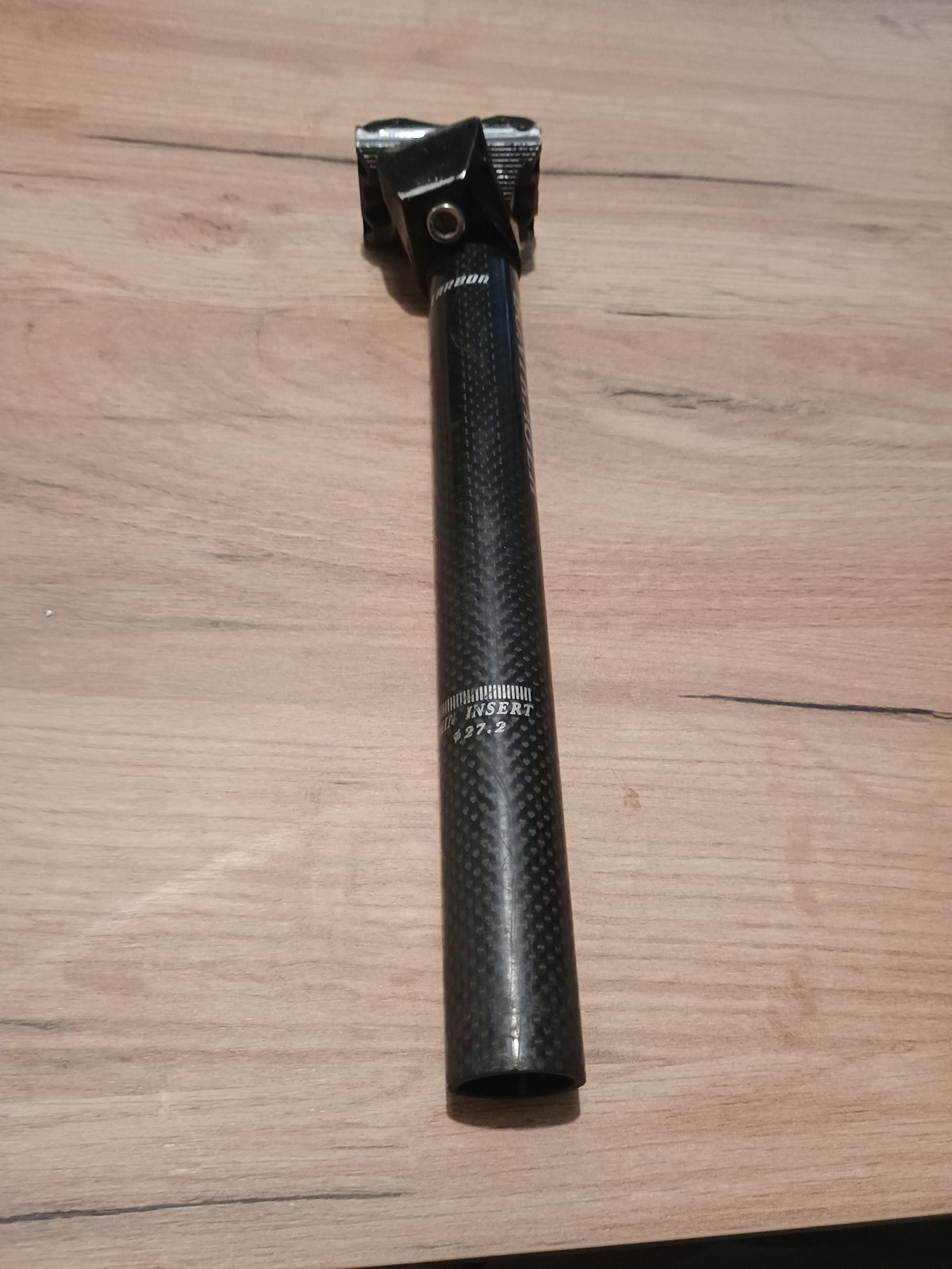 Nos Vintage Bontrager Carbon Seatpost 27.2 New Mint Black 225mm 209g Seatpost