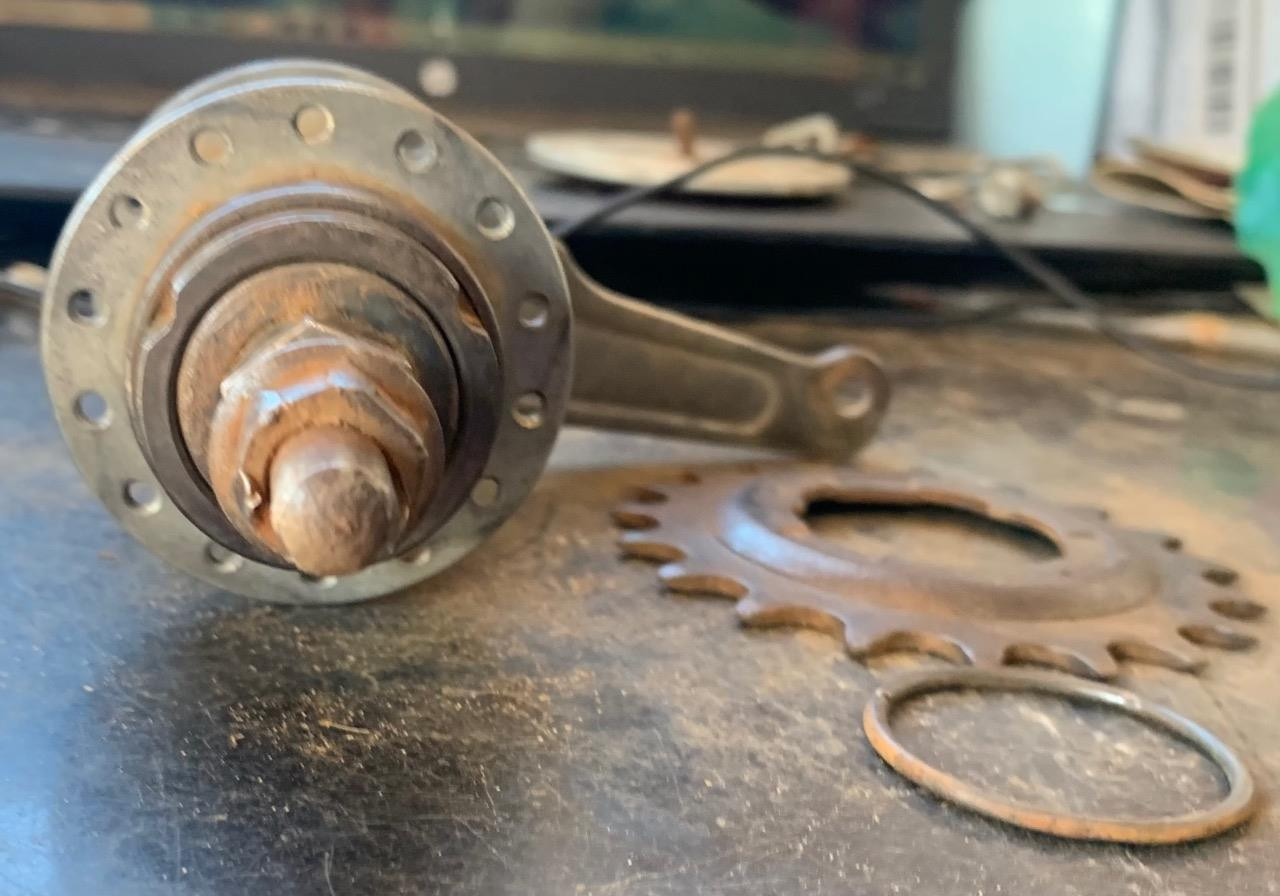 Vintage Old School BMX Bike Shimano CB-E110 28 Hole Coaster Brake Rear Hub 19th