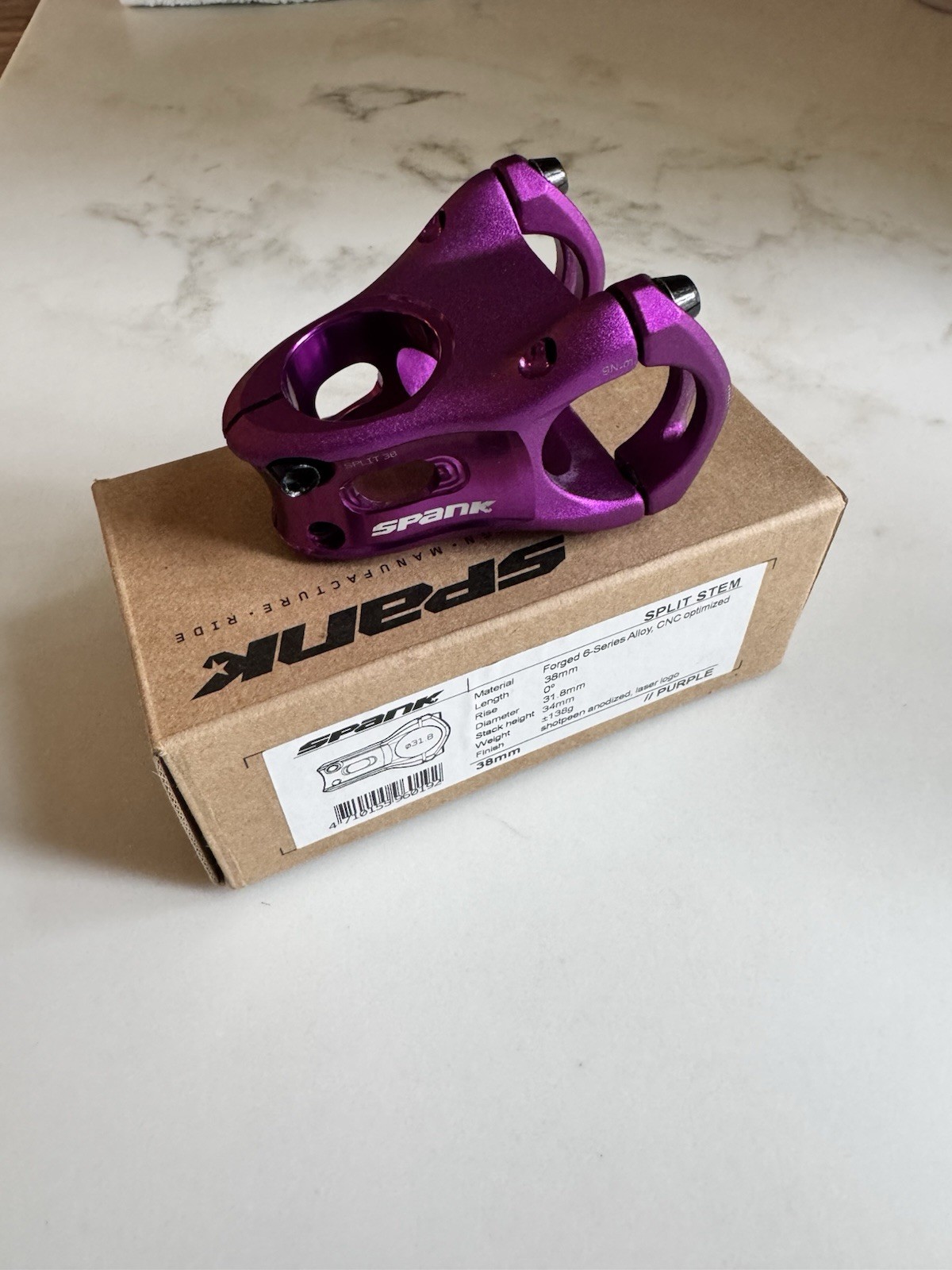 Spank SPLIT 35 Stem 40mm 35.0mm Handlebar 6-Series Alloy Enduro & Trail NIB