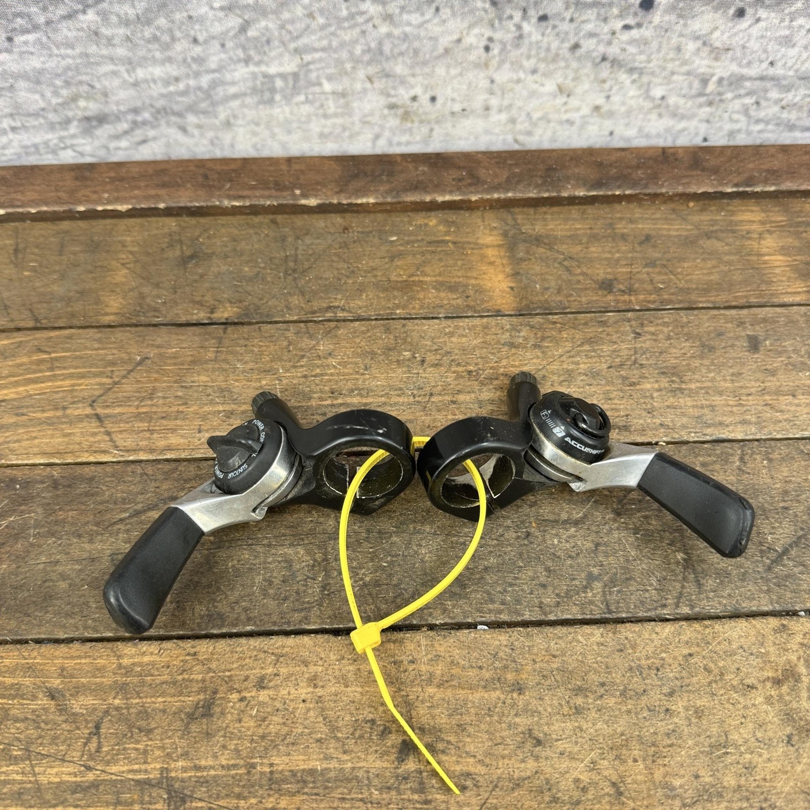 Vintage Suntour XC 7 Speed THumb Shifter Set Power Control Accushift 90s MTB