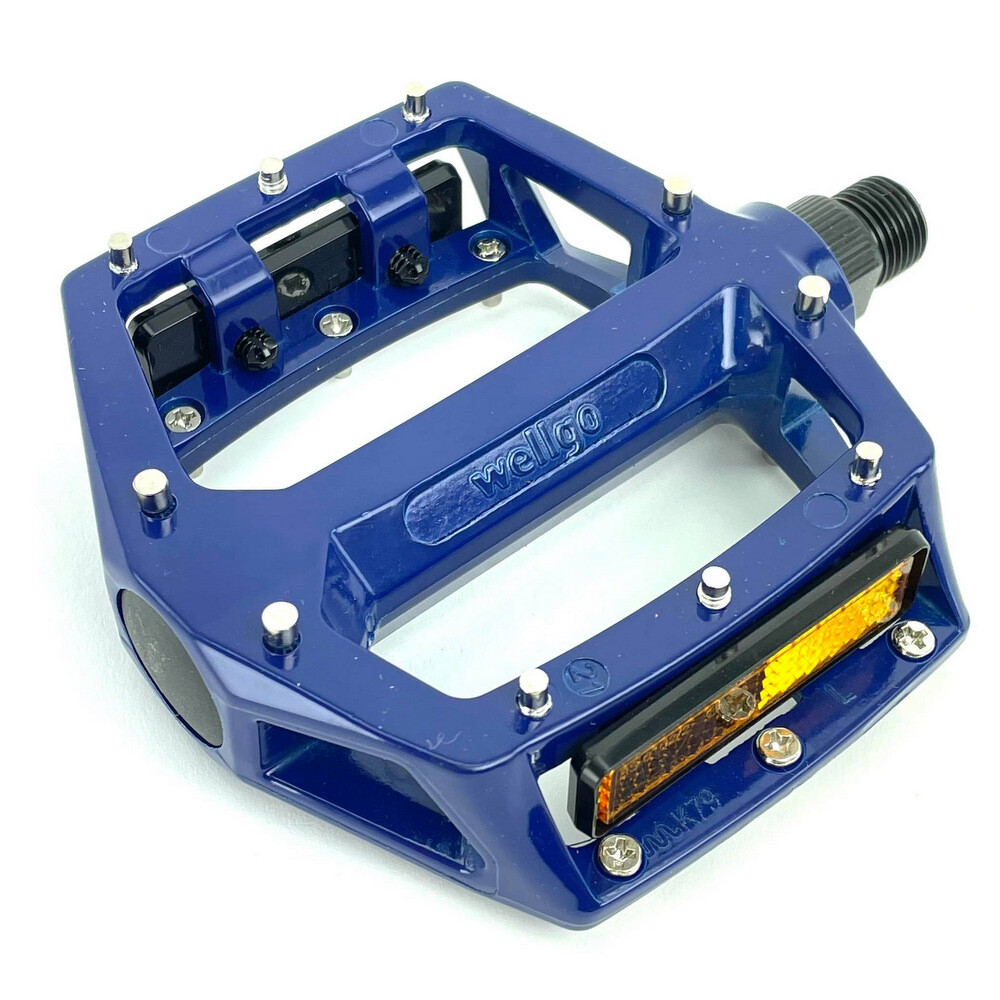 WELLGO LU-313 PRO PLATFORM PEDAL BMX 9/16″ BLUE