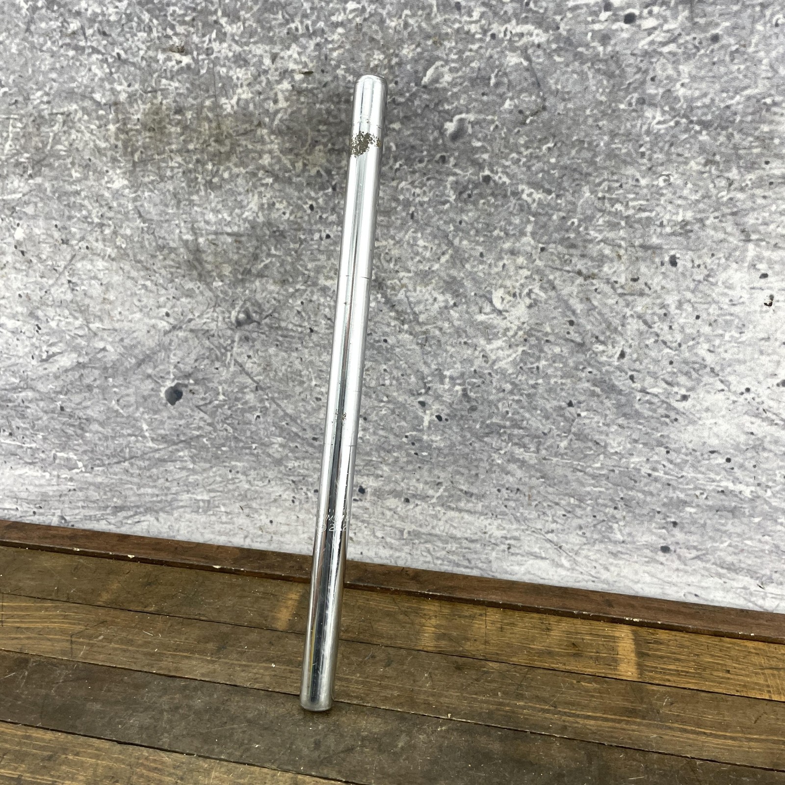 Vintage DYno BMX Seatpost 22.2mm Silver 395g Old School BMX Straight