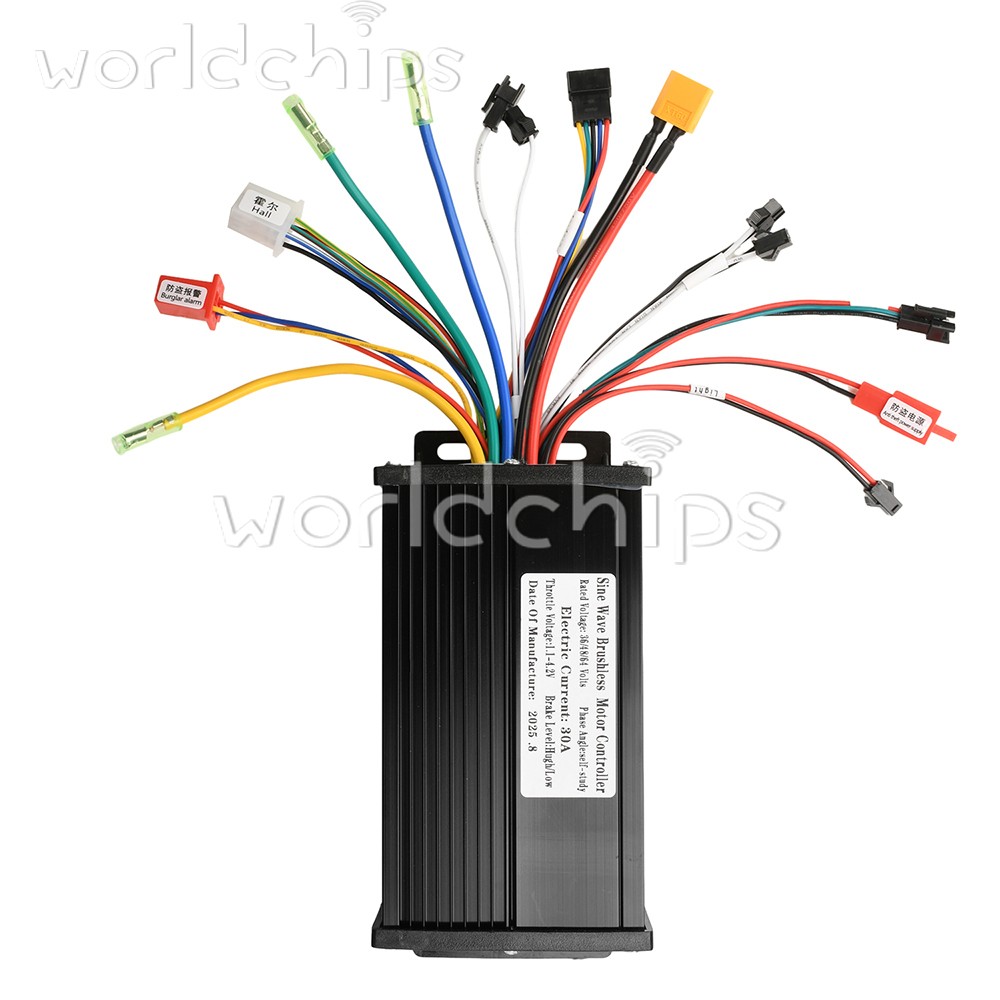 36V 48V 64V 40A 30A 20A Brushless Motor Controller E-Bike S866 LCD Display Meter