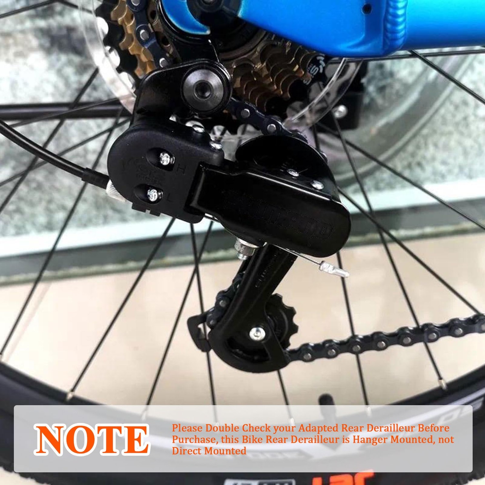 Bicycle Parts 6/7 Speed Rear Derailleur Direct Mount Gear Mech Shifter Part