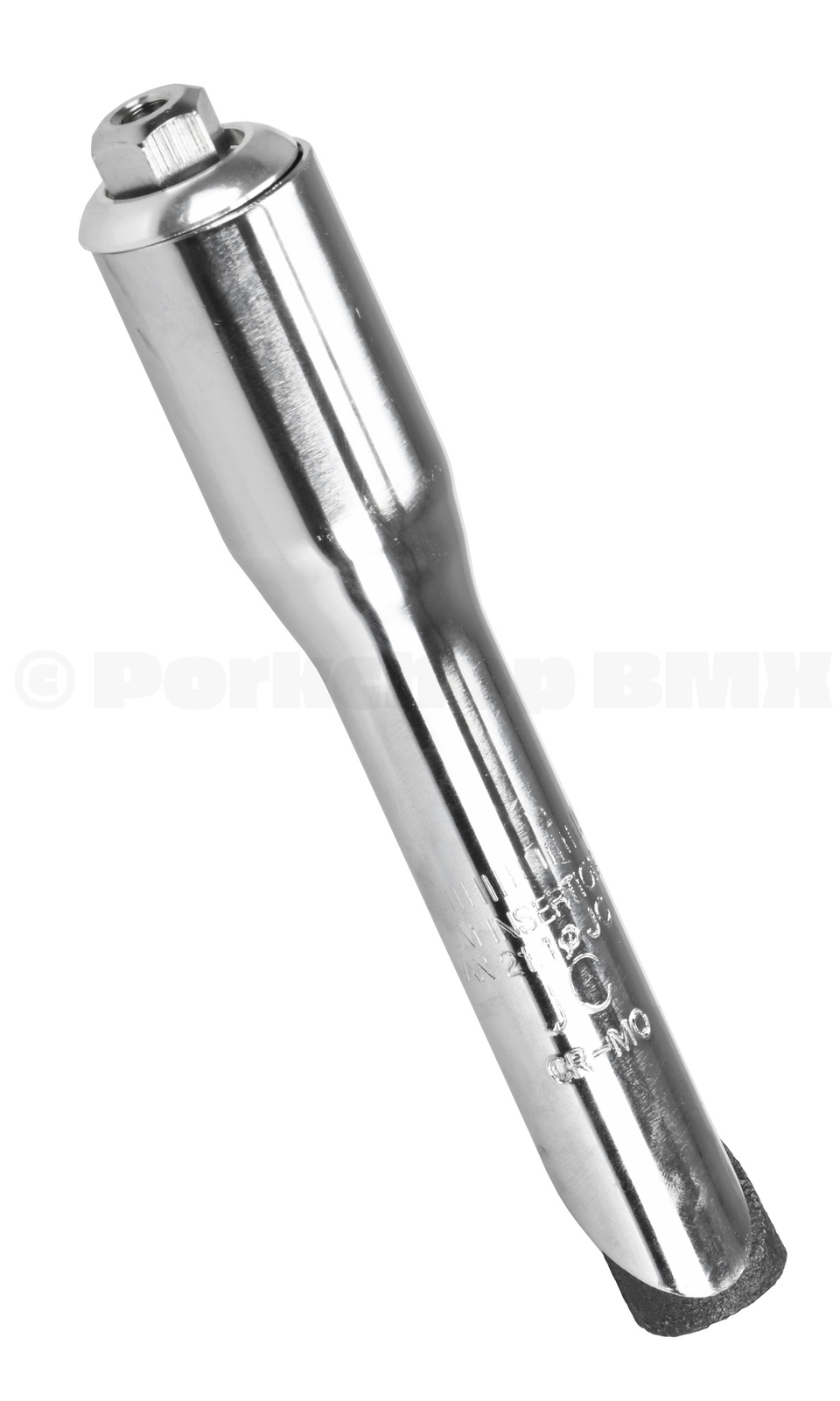 Porkchop BMX 21.1mm quill chromoly CR-MO threadless stem adapter for 1″ threaded