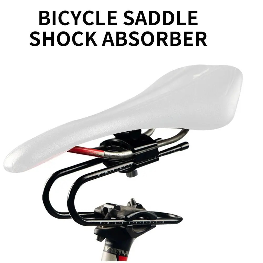Bicycle Alloy Seat Shock Absorber Bike Saddle Spring Steel Suspension Device