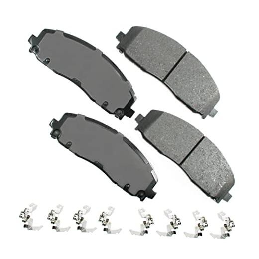 Akebono ACT1589 Proact Ultra Premium Ceramic Disc Brake Pad kit , GREY