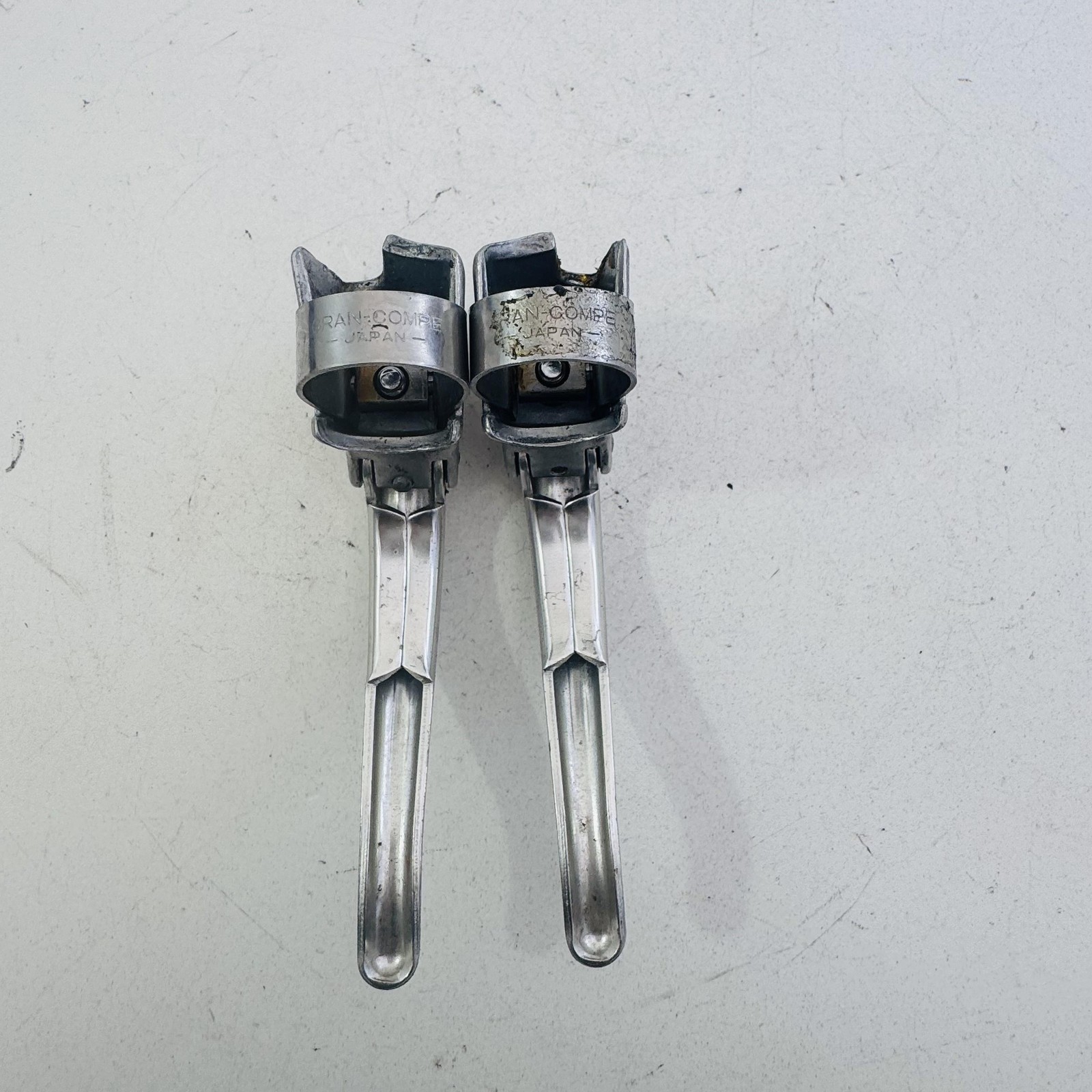 Vintage Gran-Compe Brake Levers Pair 4-Finger Silver Japan Road Bike A81
