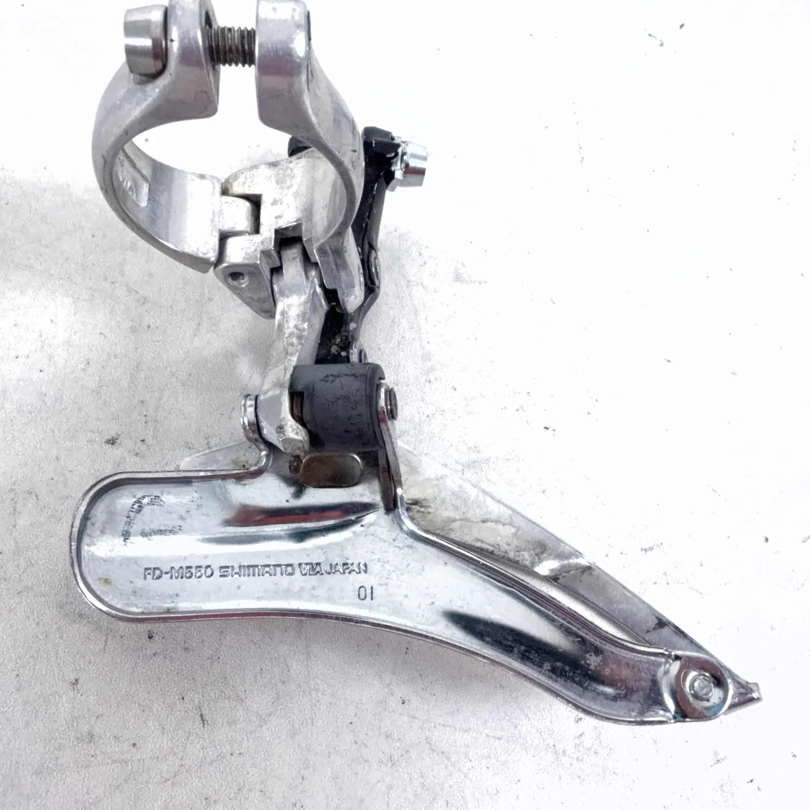 Shimano Deore LX Front Derailleur FD-M550 Vintage MTB 31.8 Clamp On Bottom Pull