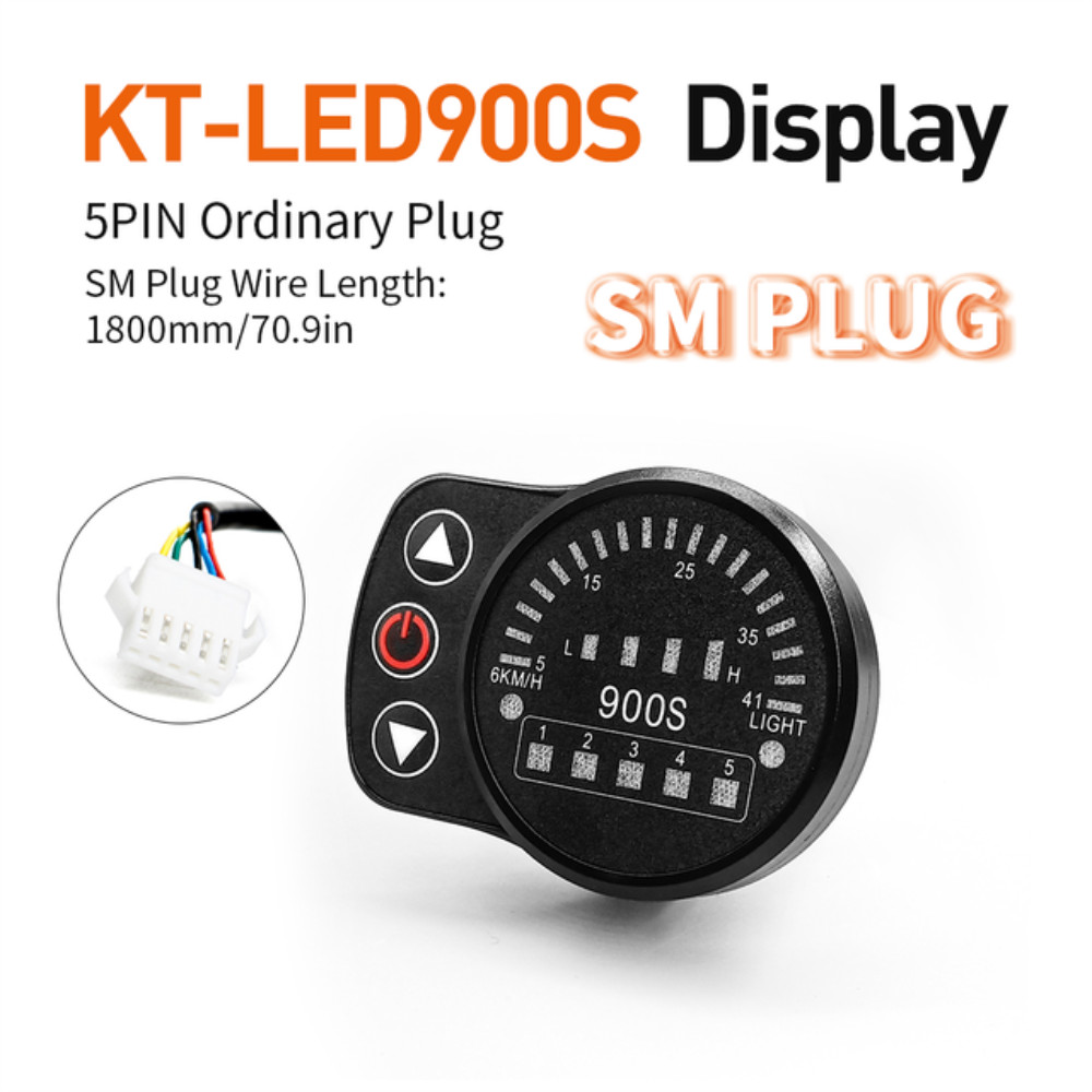 6 in 1 Ebike KT-25A 500W-750W Controller & LCD Display +HeadLight Tail lights
