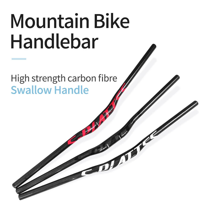 Ultralight Carbon Fiber Handle Bar Mountain Bike Road Bike Riser Bar 720mm