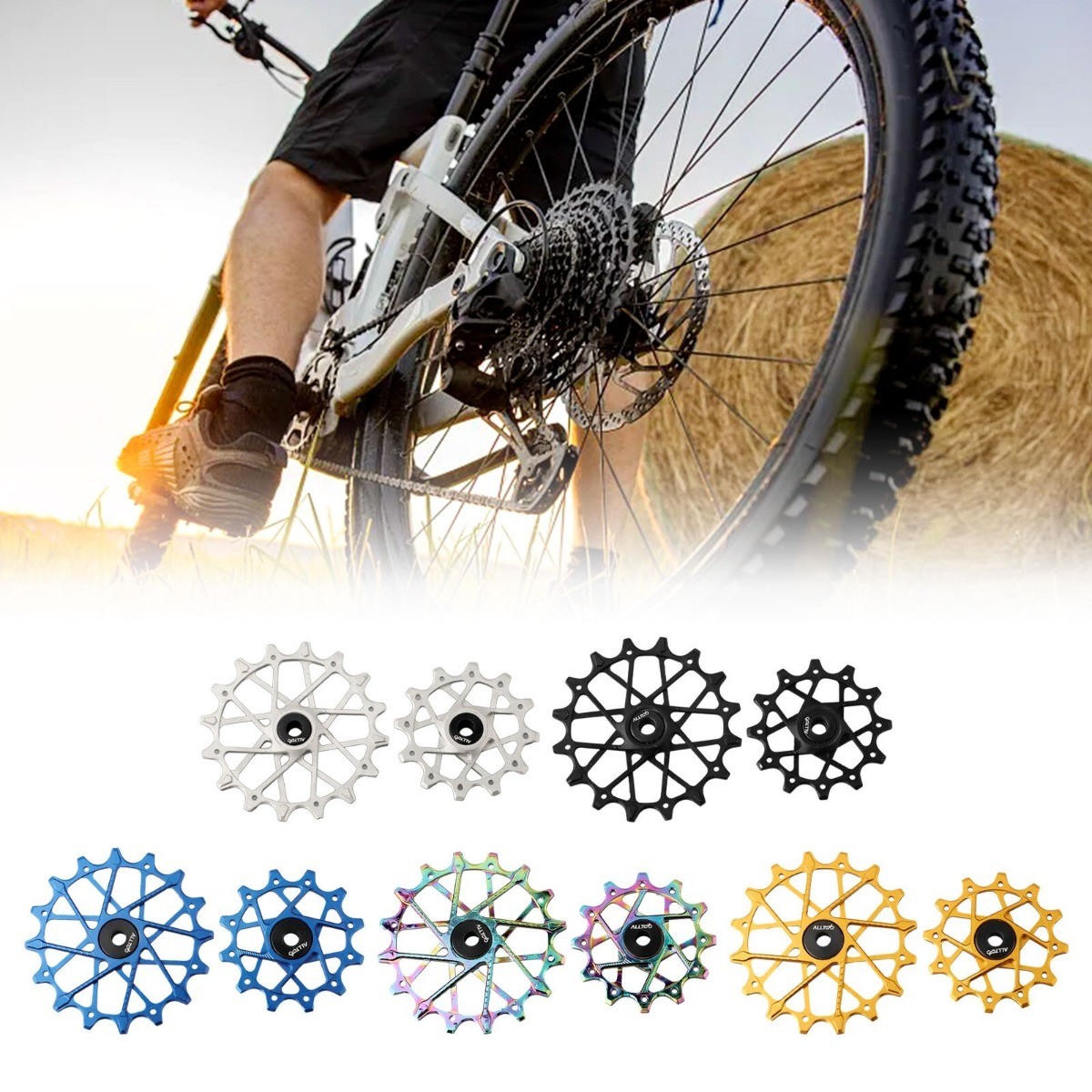 For Sram Bike’s Derailleur Performance With 12T+16T Pulley Wheels Upgrade Your