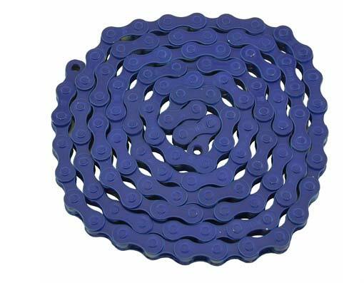 Bike KMC Chain 1/2×1/8×112 1/Speed Dark Blue. bike part ,bicycle parts.