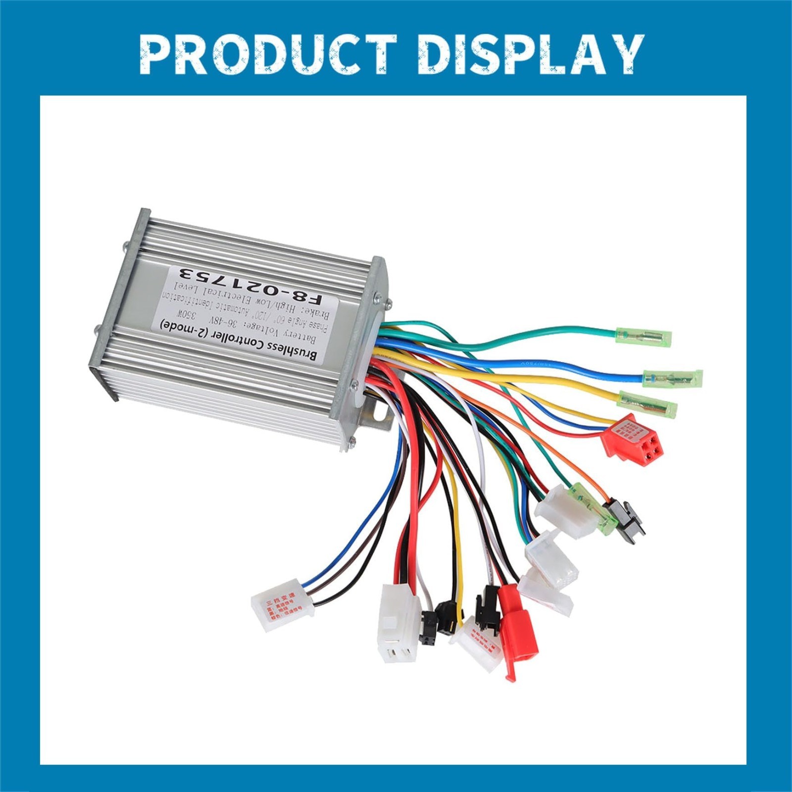 Square Wave Controller 36-48V 350W for E-Bike & Scooter – DC Motor Replacement