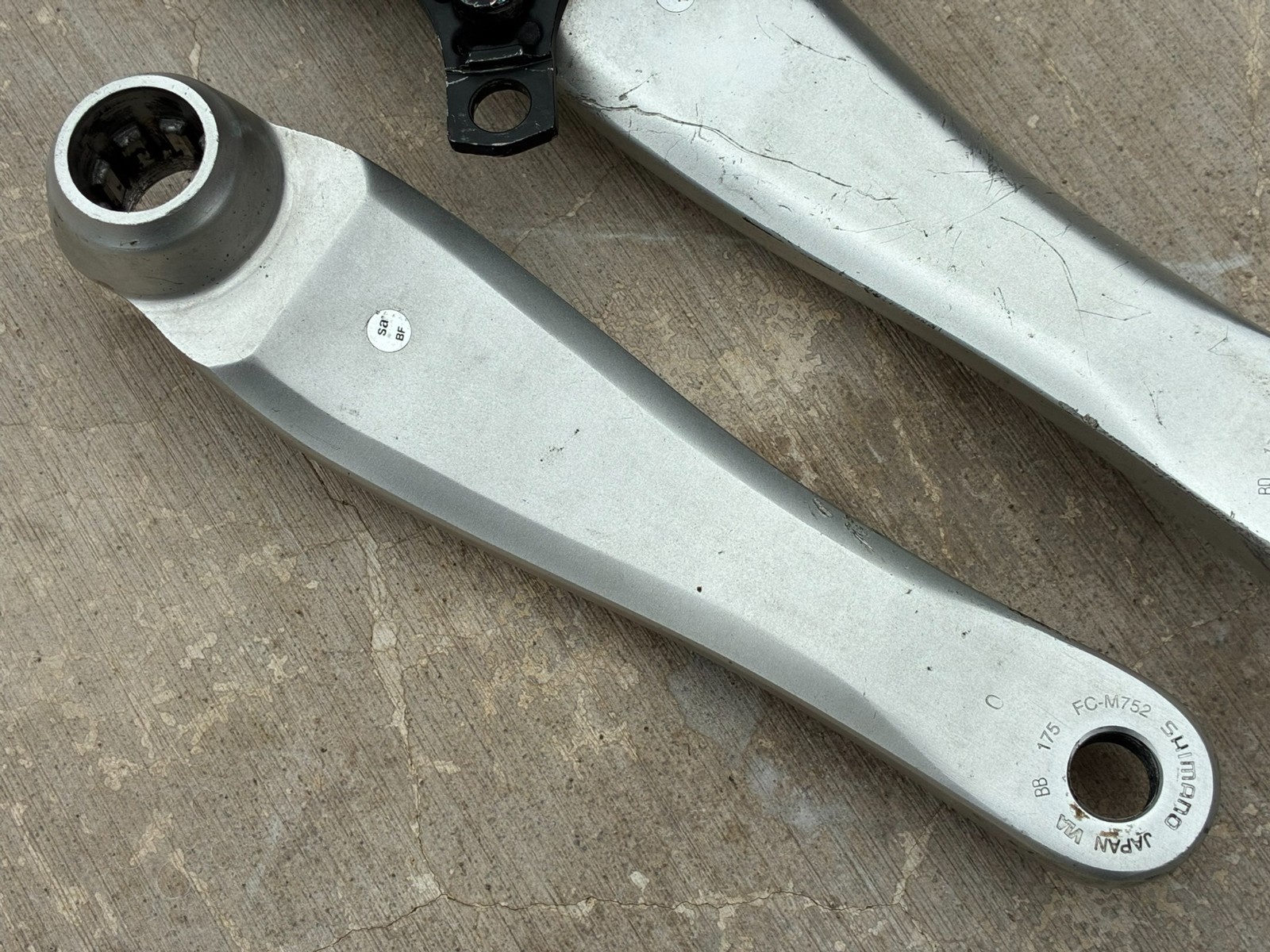 Shimano Deore XT FC-M752 Crank Arms | 175 mm / 104/64 BCD / VGC / Made in Japan