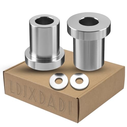 CNC Solid Billet Handlebar Riser Bushings Fit for Touring/Street Chrome