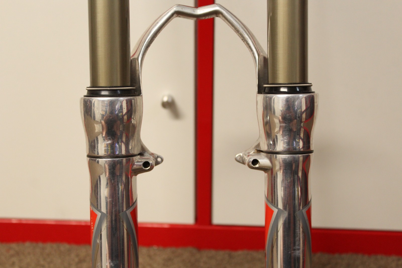 RARE 2002 MARZOCCHI Bomber Dual crown 200mm, 1-1/8” 26″, Downhill DH Fork MTB