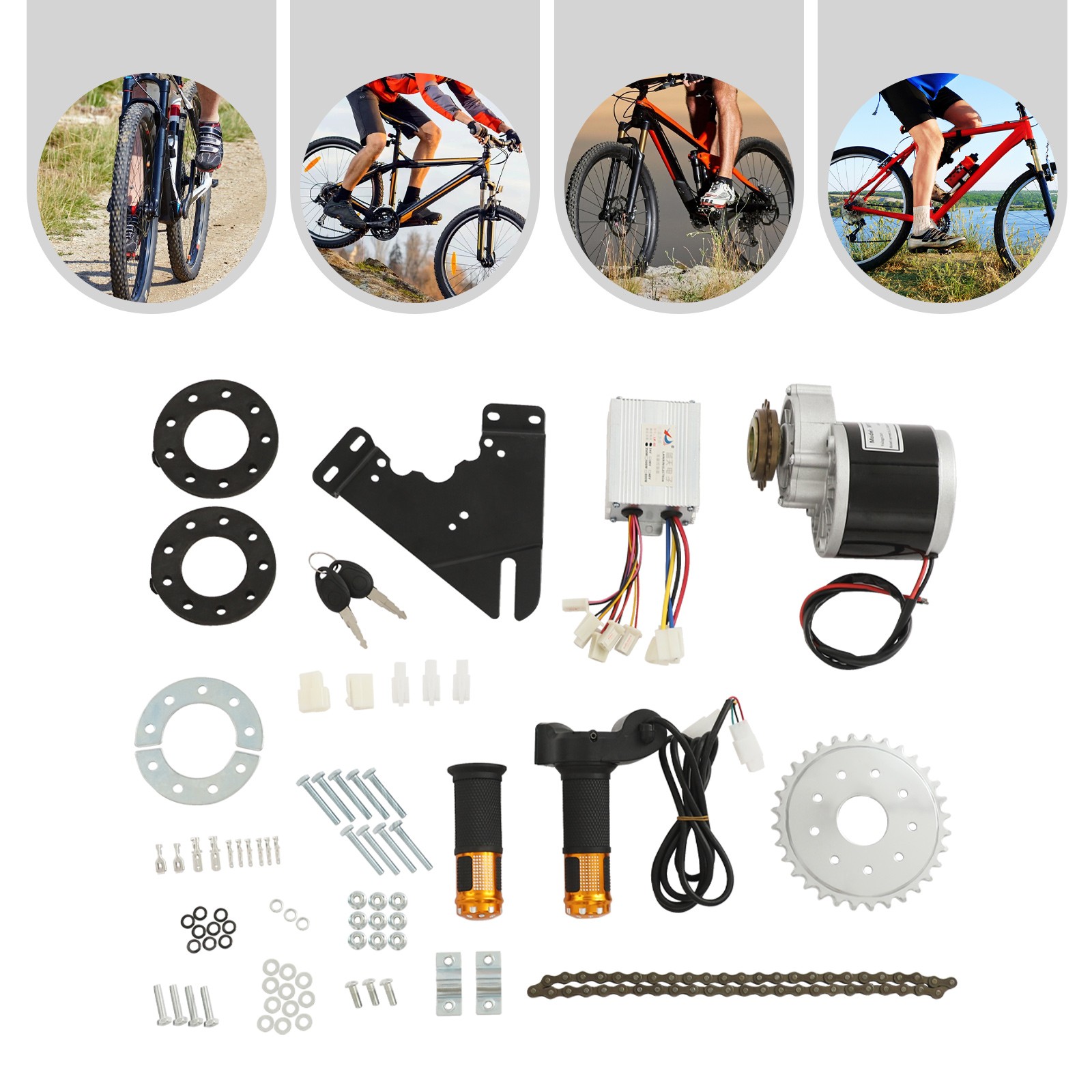 LED Display E-Bike Conversion Kit 24V 350W – Upgrade Your Bicycle