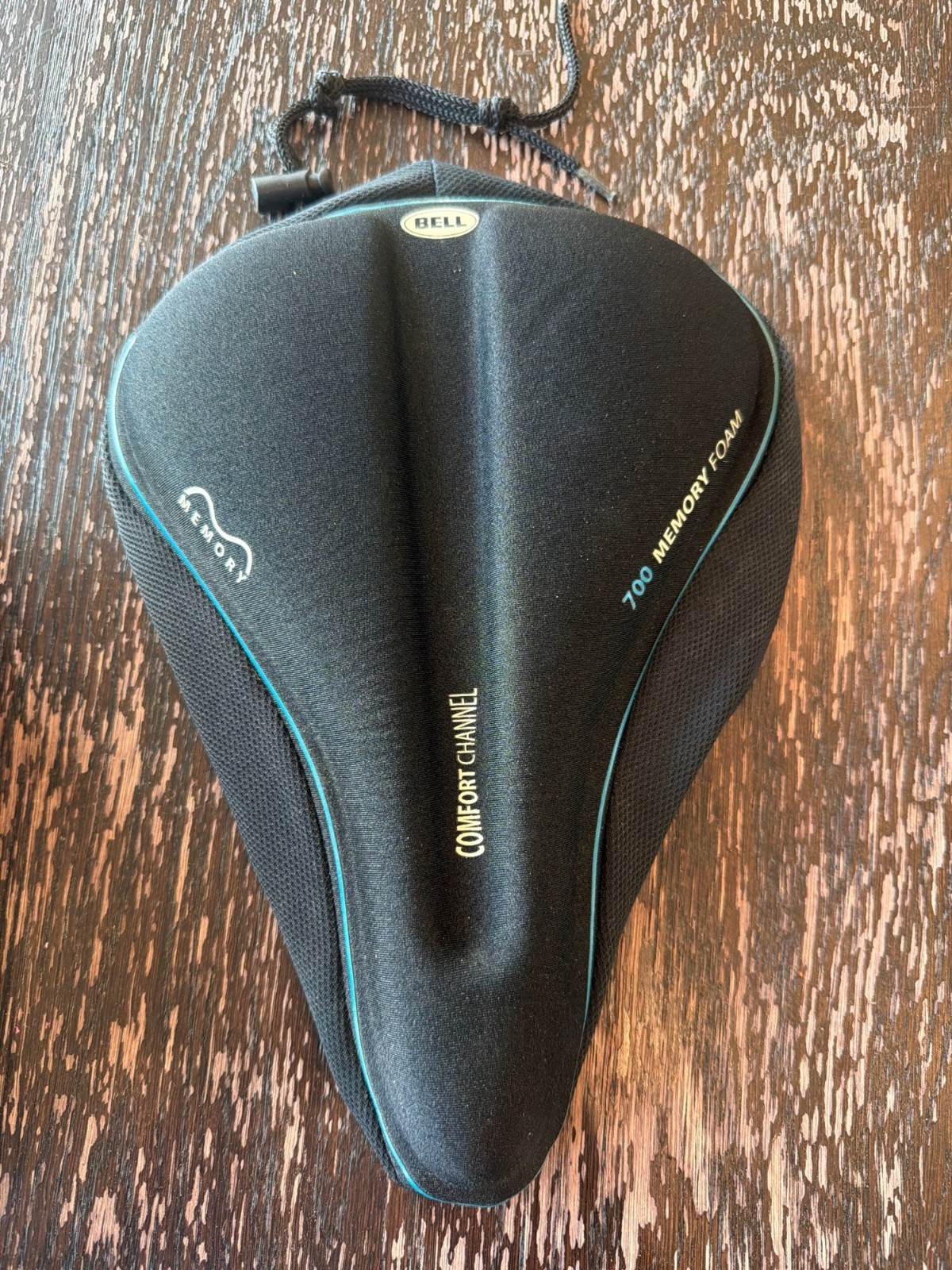 Bike Seat & Cover Comfort Wide Design Memory Foam Black Saddle Bell Anatomical