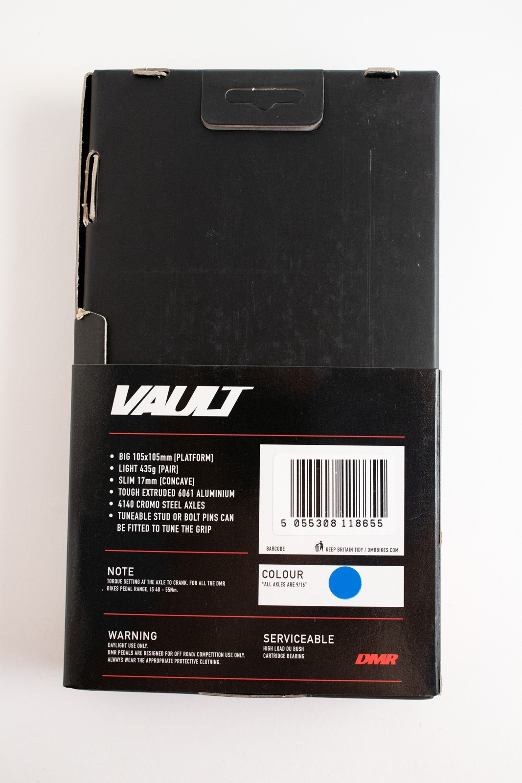 New DMR Vault Pedals Blue 9/16″ Aluminum MTB Platform Pedals