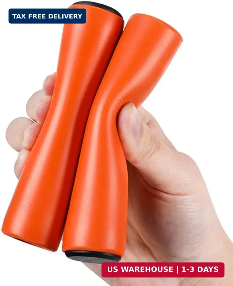A Pair Black Bike Handlebar Grips Cover,Non-Slip Soft Foam Silicone Sponge Handl