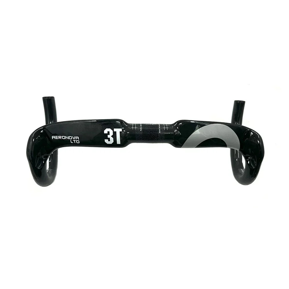 Full Carbon Fiber Road Bike Handlebar Gloss Black 31.8*380/400/420/440mm