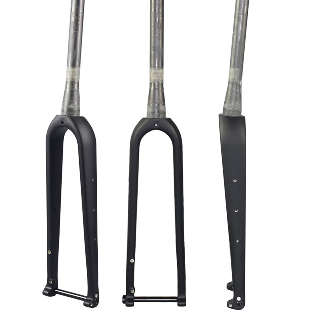 AIRWOLF 700*45C Gravel Carbon Fiber Fork Cyclocross Road Bike Bicycle Rigid Fork