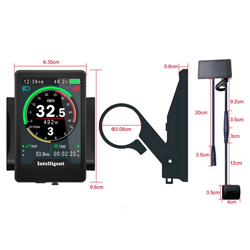 E-Bike Electric Bike Display 36V-52V NEW 860C Speed Control For Bafang