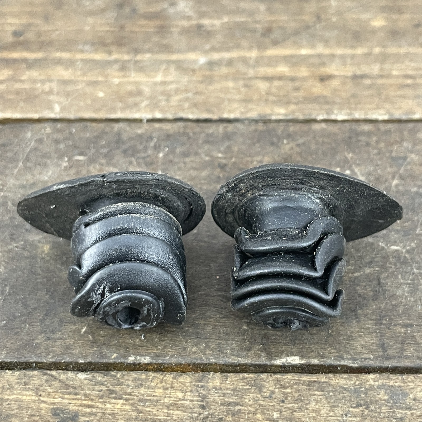 Onza Bar Ends Black Pair Vintage 90s MTB Mountain Bike Climbing Bar Cycling
