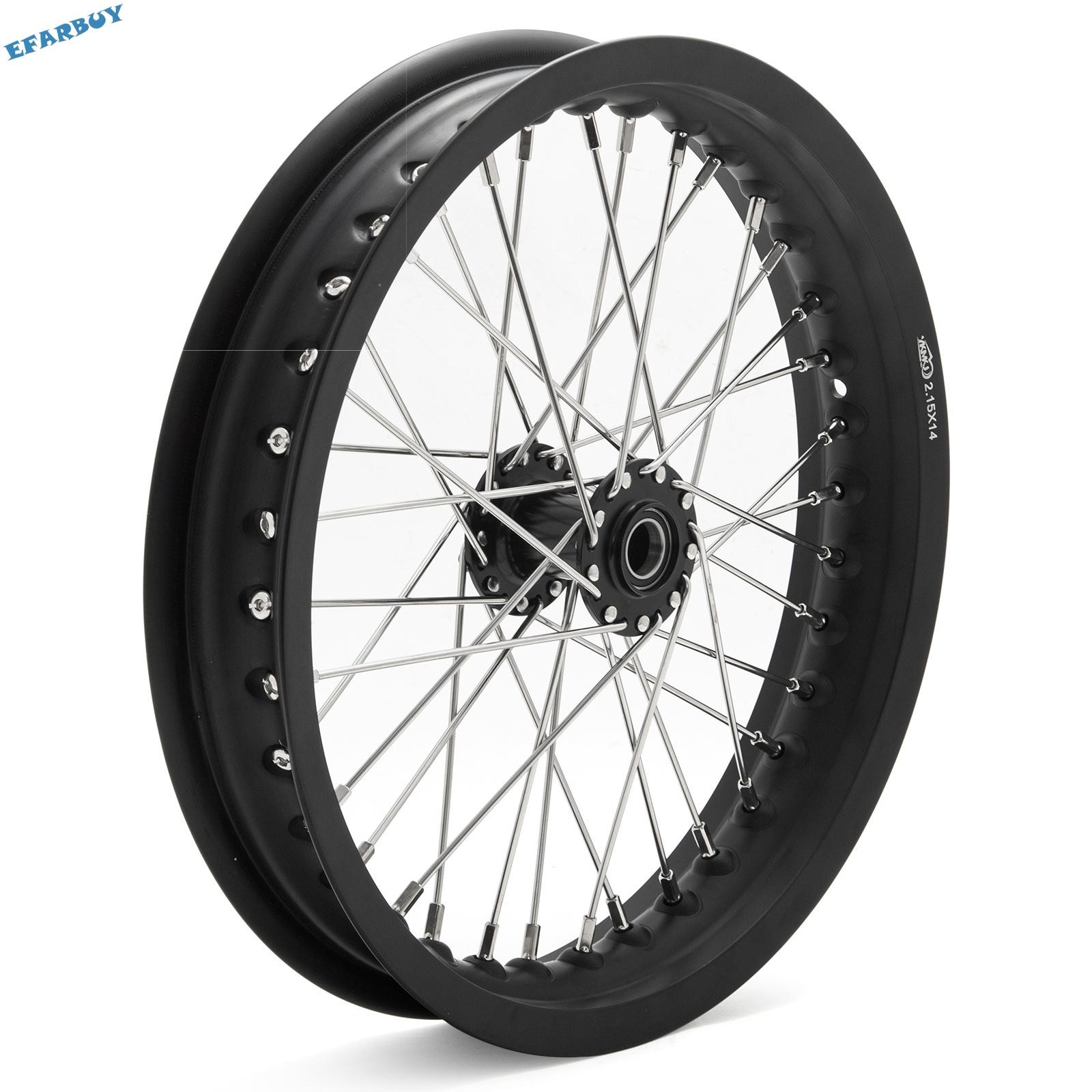 14″x2.15″ Spoked Front Rear Wheels Hubs Rims For SUR-RON Light Bee X For Segway