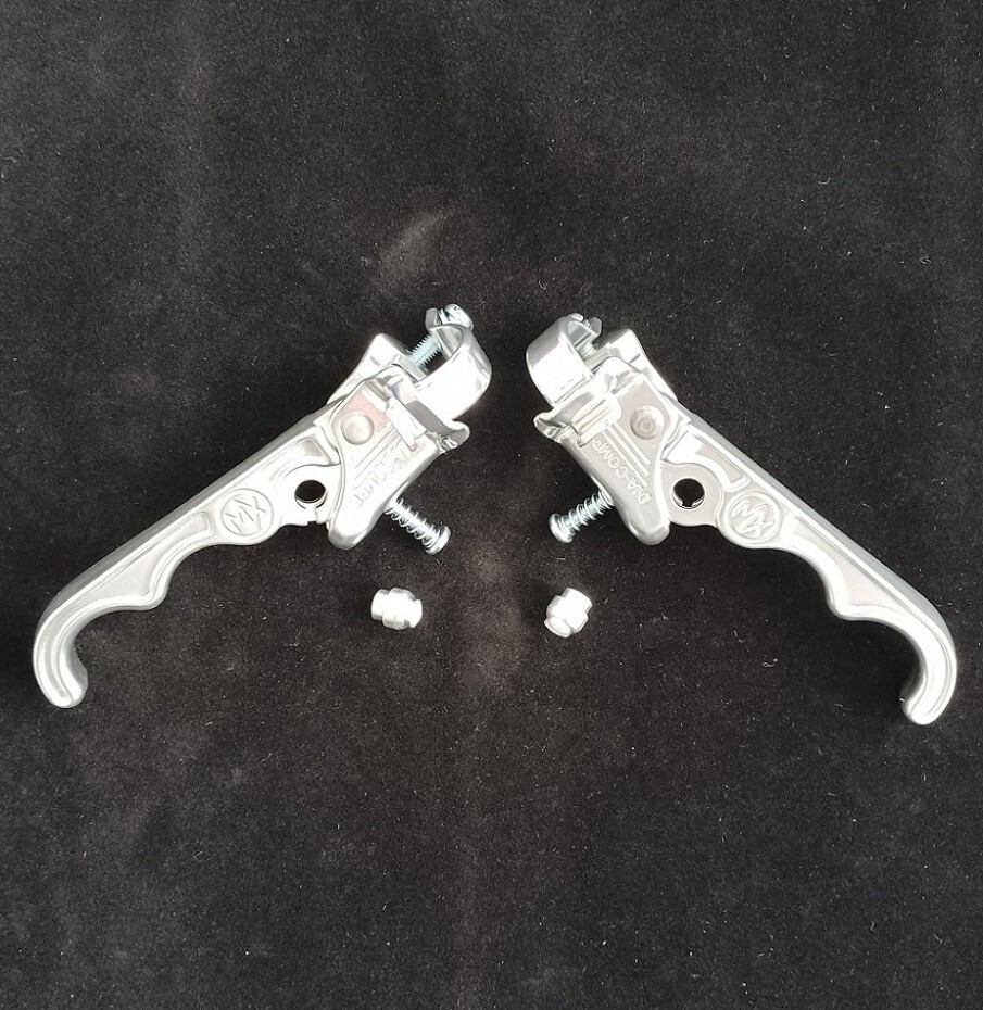 DIA-COMPE Tech 2 Finger MX120 MX-120 Old School Brake Levers PAIR BMX – SILVER