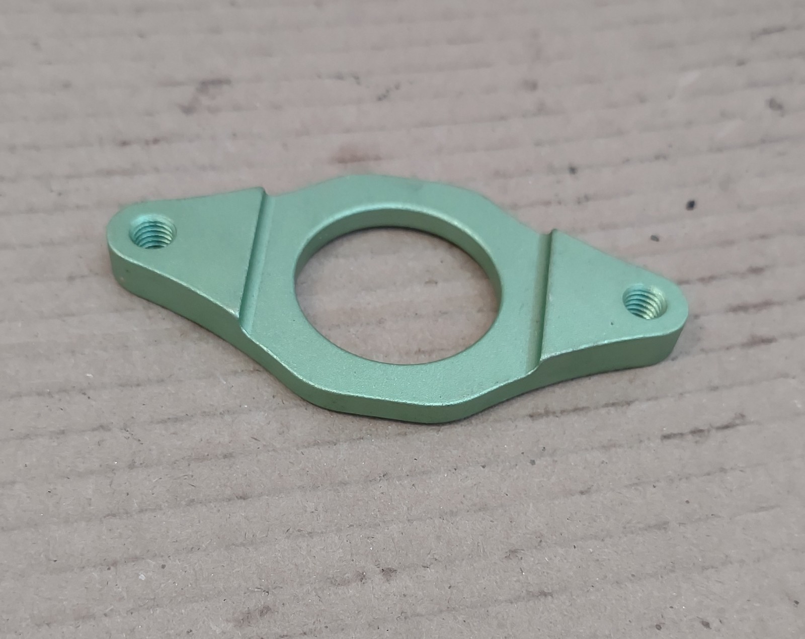 VIntage Bike Alloy Green Mid School Bmx Cable Plate