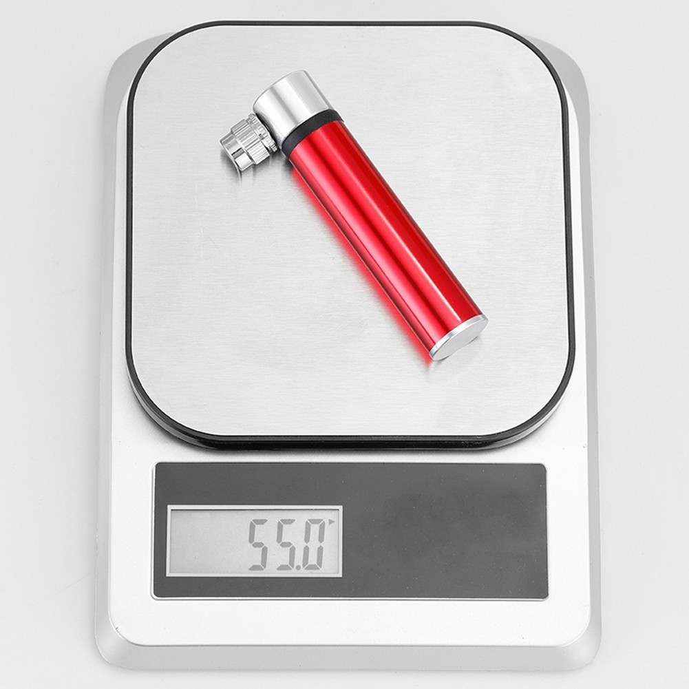 Lightweight Air Pump with Stand Designed for Bicycles and Sports Equipment Use