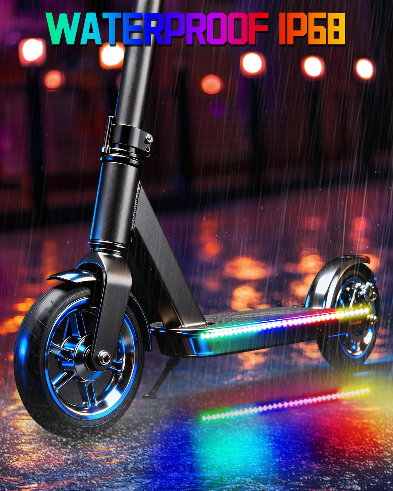 MINEXITY Led Lights for Scooter Night Riding, Battery Operated Electric Bike …