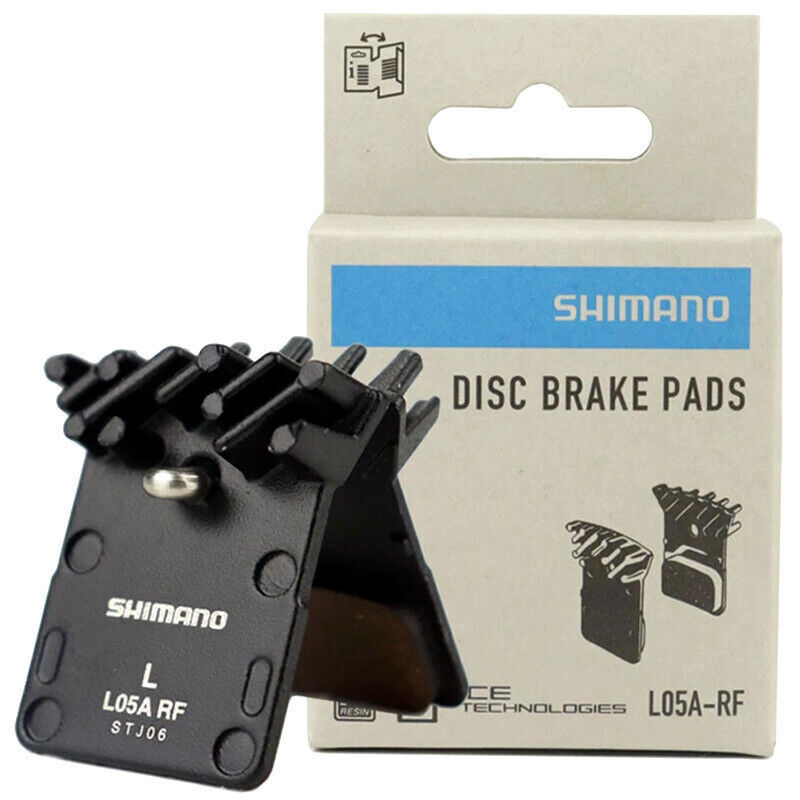 Shimano L05A-RF Bike Disc Brake Resin Pads Cooling Fin fit Dura-Ace Ultegra New