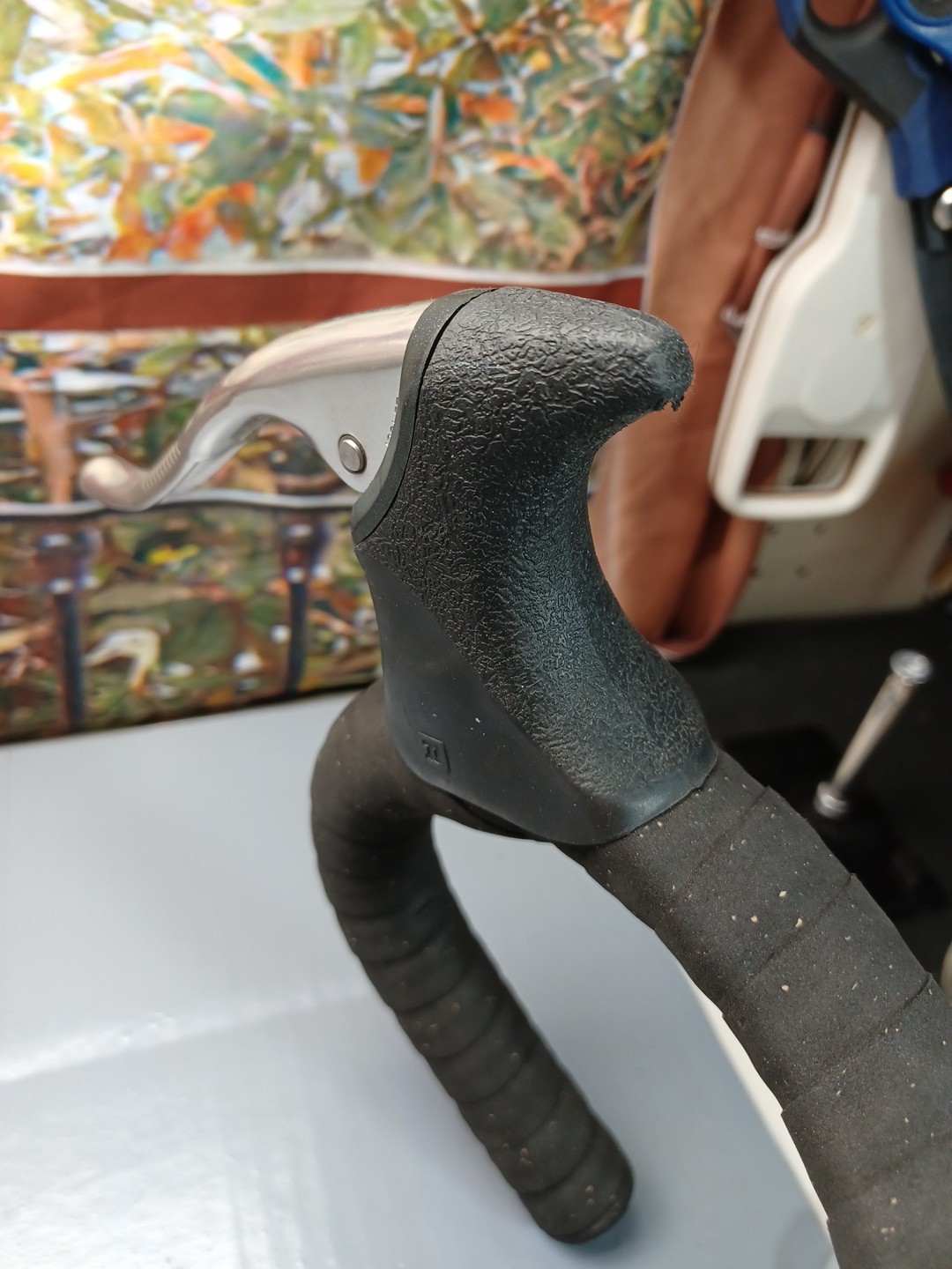 Vintage Belleri Handlebar & Stem St. Etienne 41cm w/ Shimano Aero Lever & Wrap