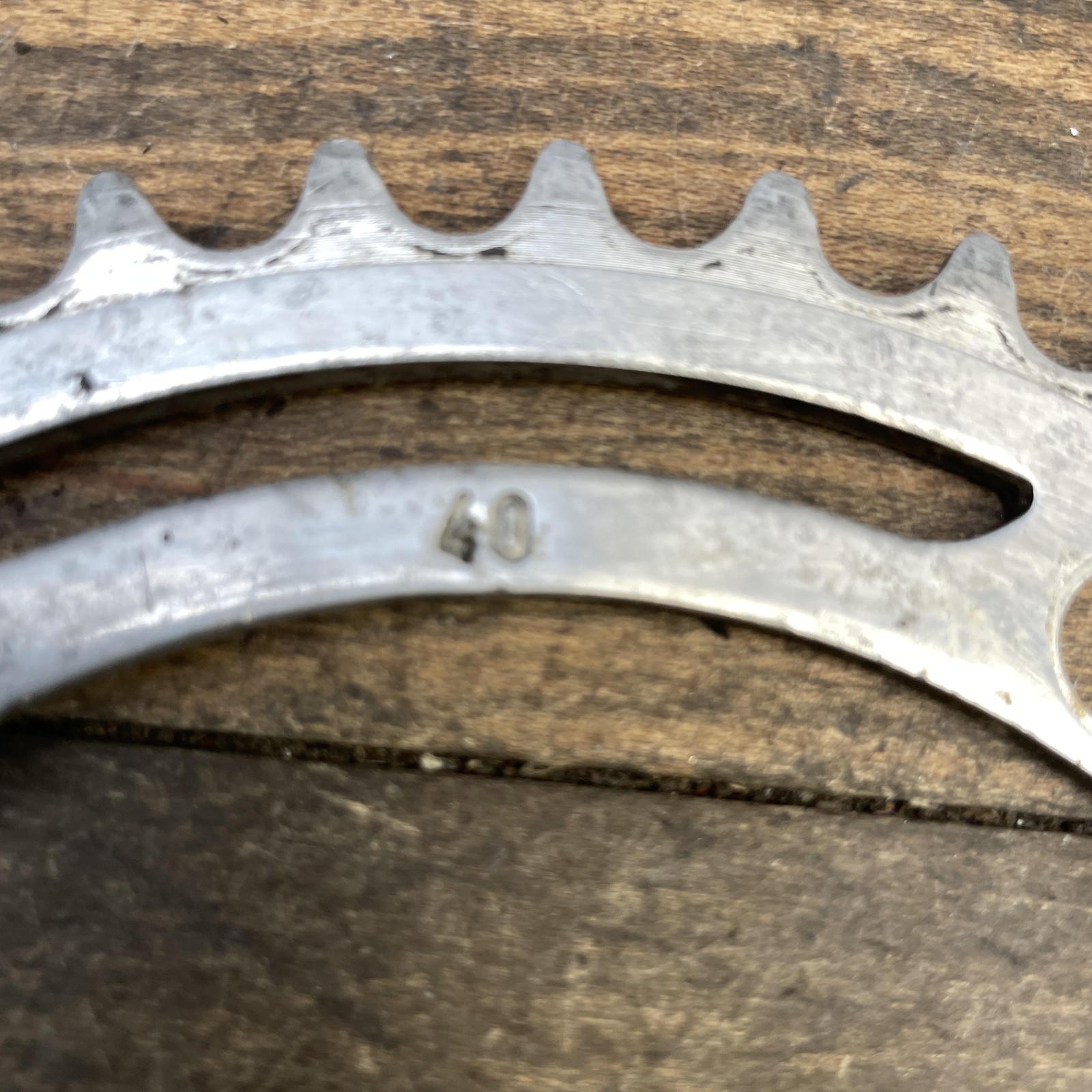 Vintage Nervar 40T Chainring 128 BCD 5-Bolt Alloy Road Bike Chainwheel