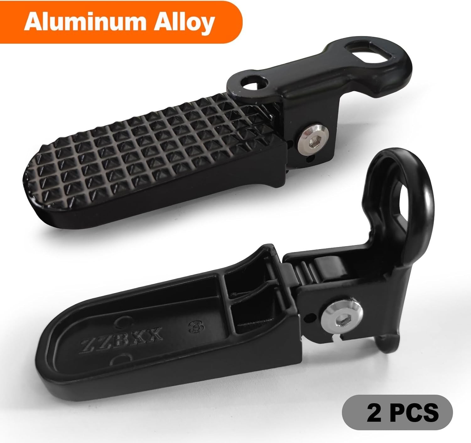 1 Pair Bike Rear Pedals,Mini Folding Bicycle Foot Pegs,Rear Seat Footrest Pedals