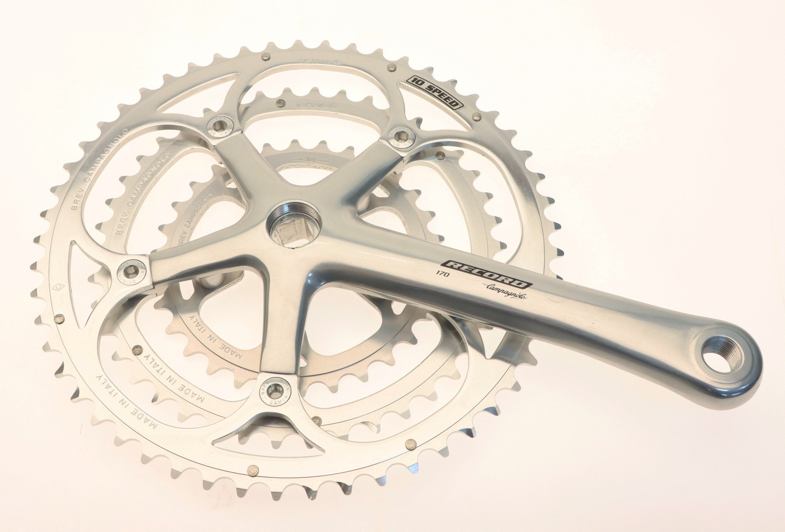Campagnolo Record Triple Crankset 10 Speed 53/42/30T 170mm 2002 NOS NEW