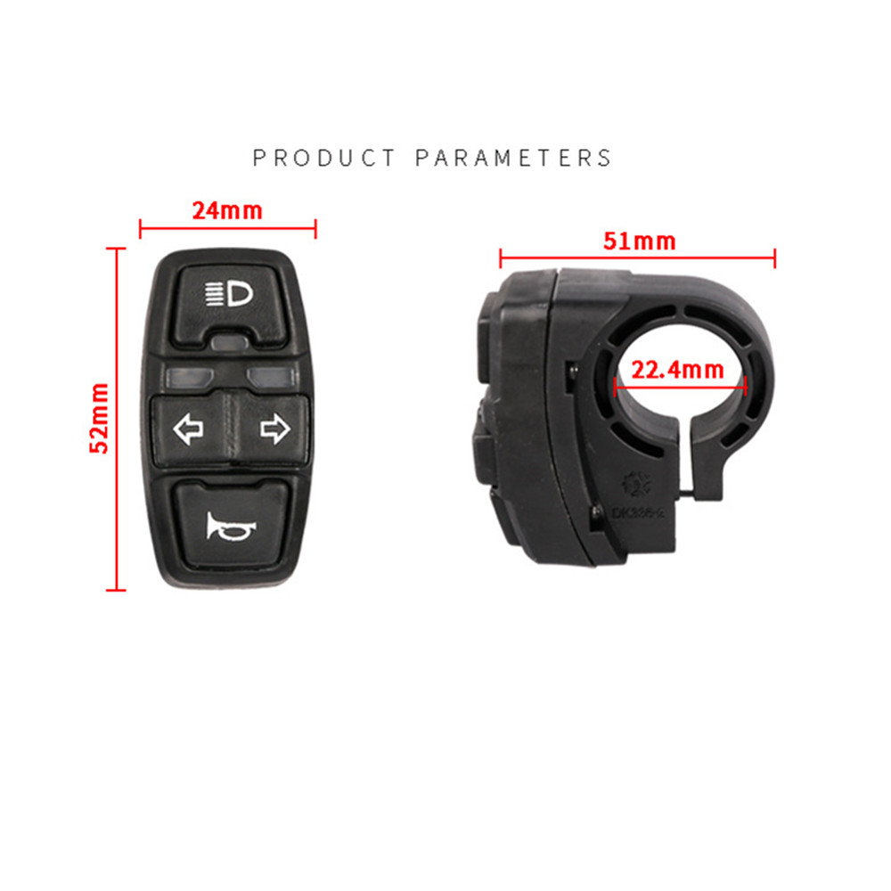 Electric bicycle scooter light switch DK226 Electric bicycle horn switch DK336