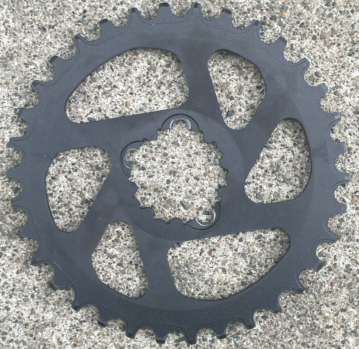 RaceWork GXP 34T Narrow Wide Chainring 7075-T6 Aluminum SRAM Eagle 1X Preowned