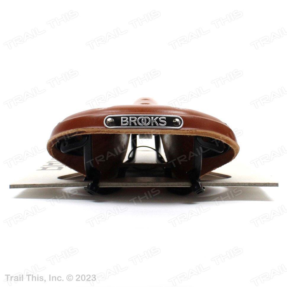Brooks B17 Narrow – Honey – Classic Leather Bicycle Saddle with Black Rails
