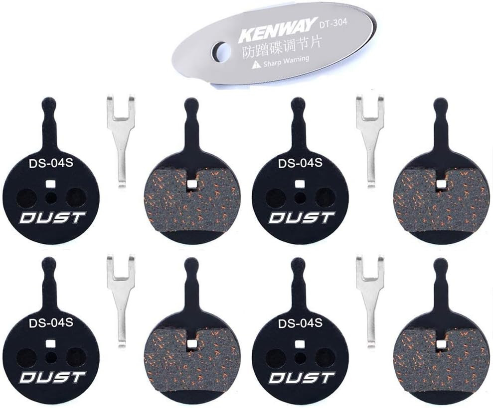 4 Pairs Bicycle Bike Disc Brake Pads for Avid Mechanical BB5,BB-5 MTB Bike(Semi-