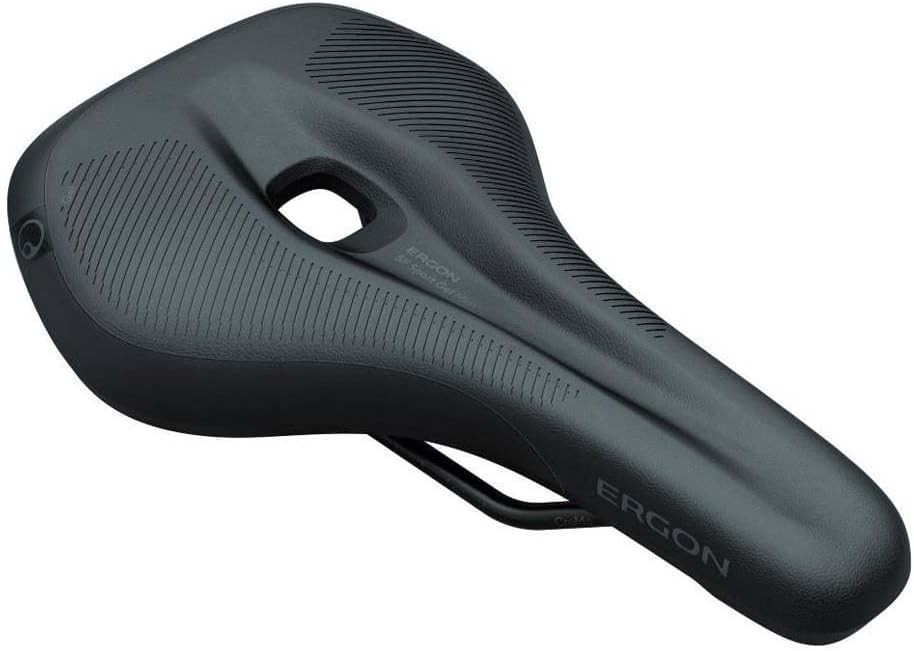 Ergon SF Sport Gel Black Men’s Medium/Large Bicycle Saddle Chromoly Rails OPEN